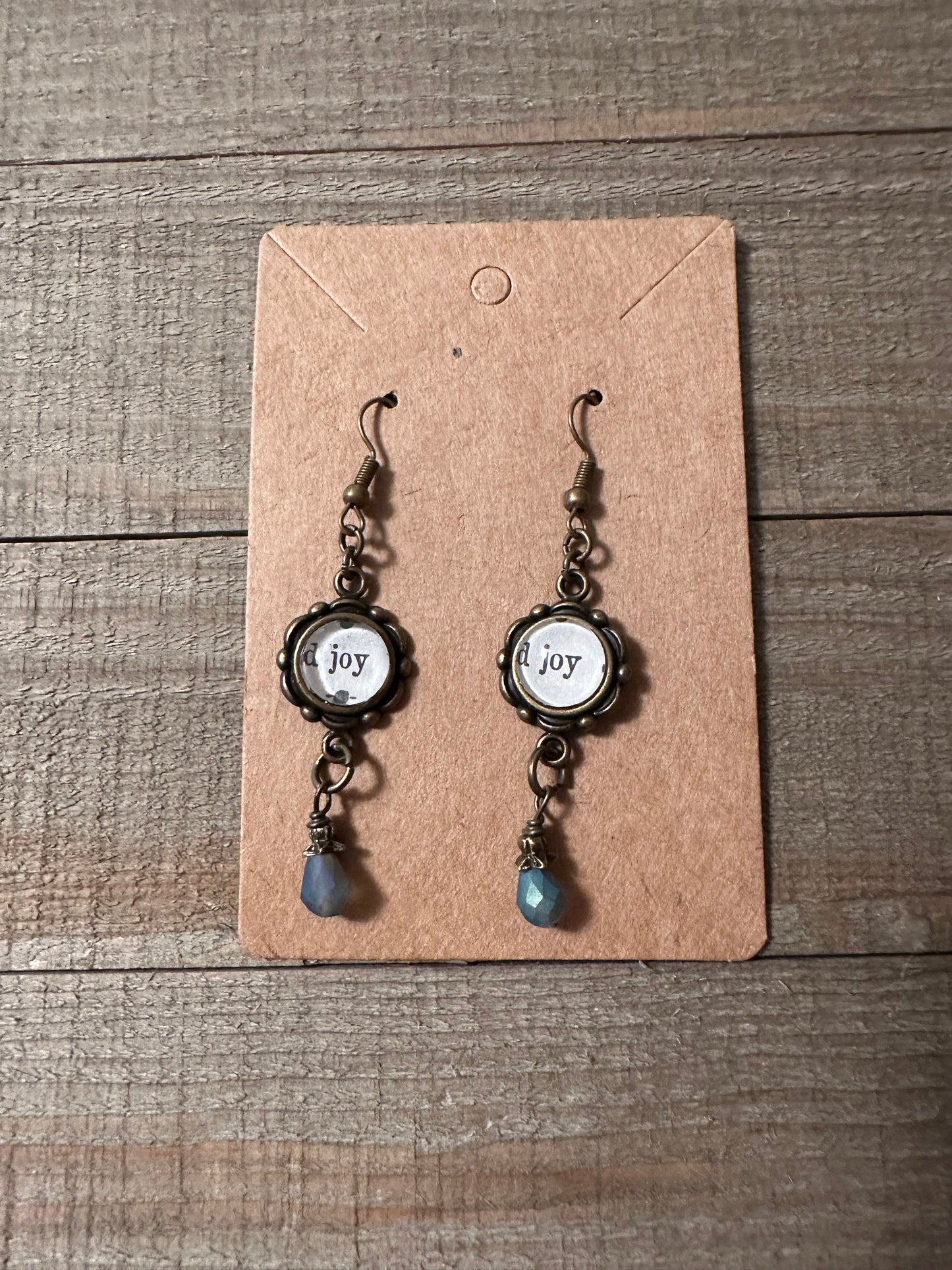 Joy Teardrop Charm Earrings