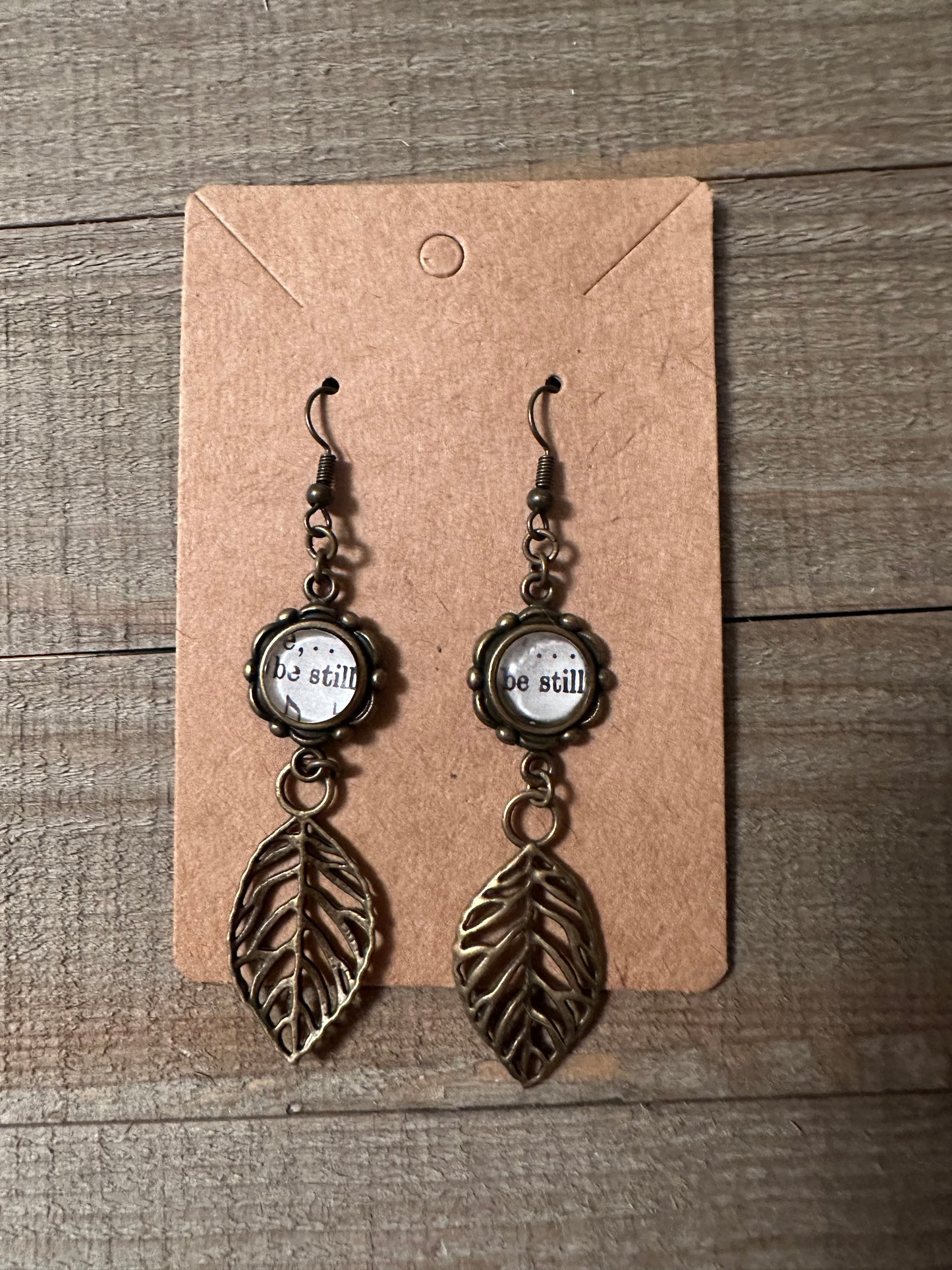 Be Still Leaf Earrings