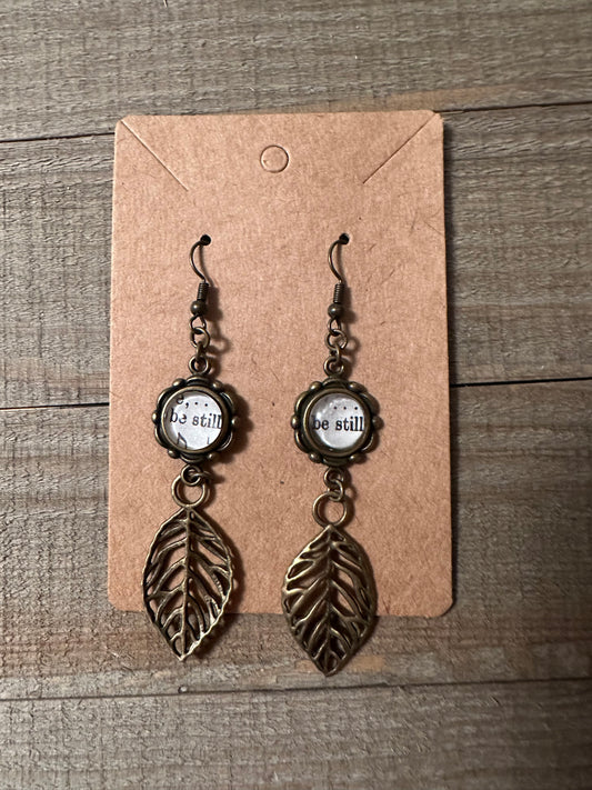 Be Still Leaf Earrings