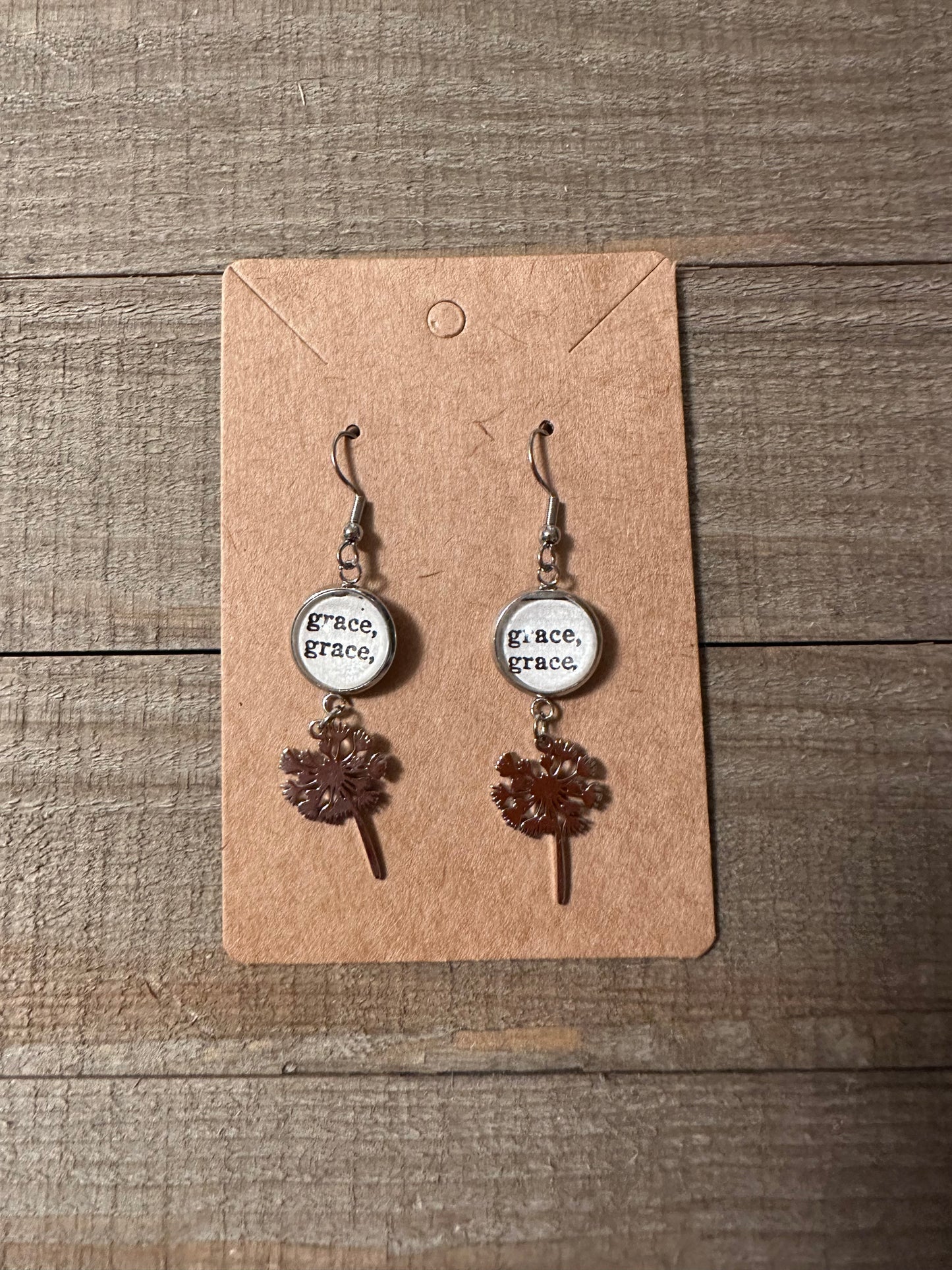 Grace Dandelion Earrings