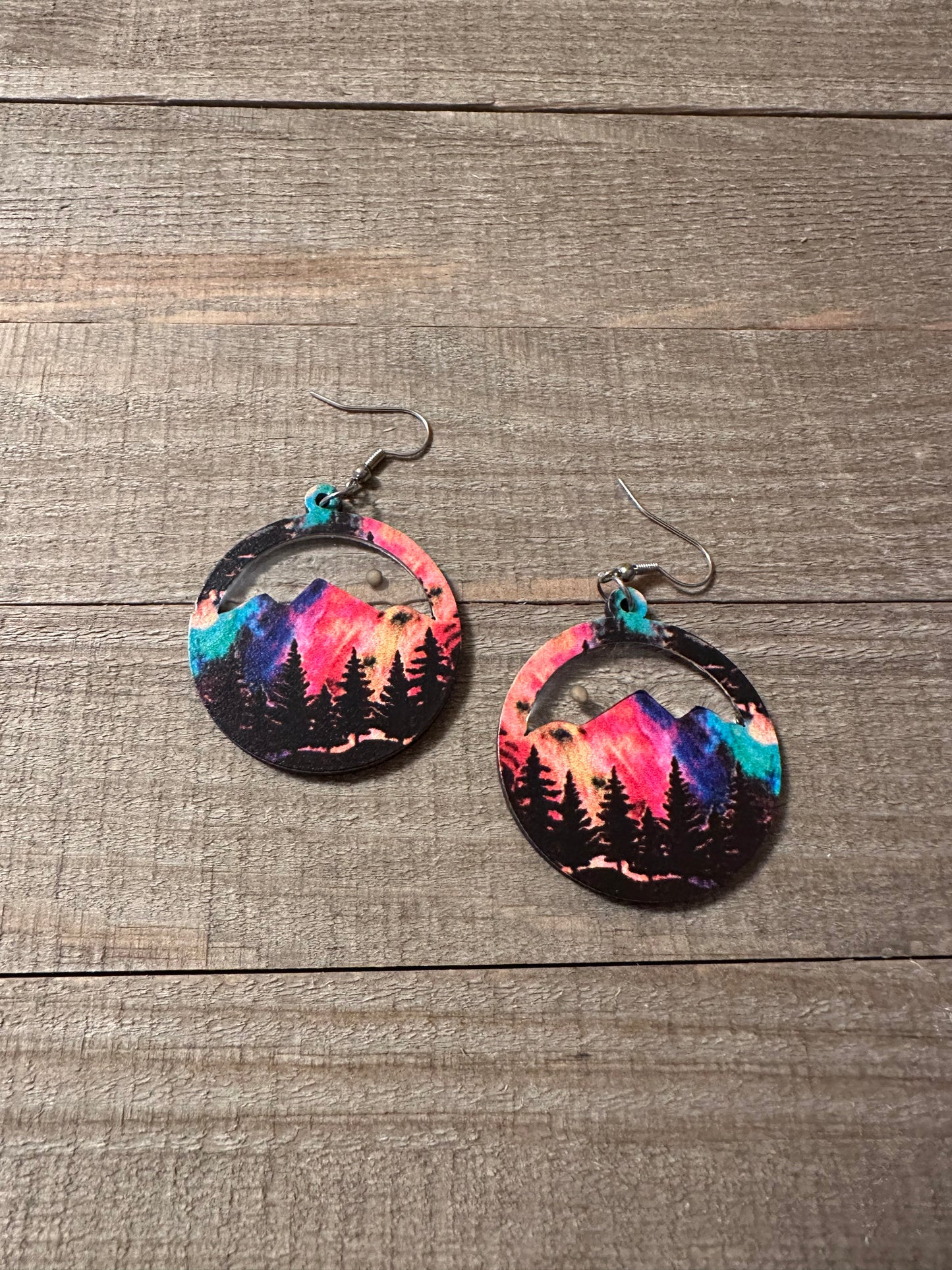 Faith Can Move Mountains Colorful Earrings