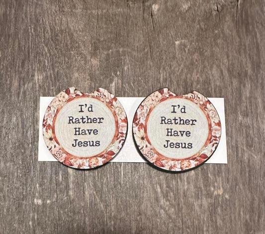 Rather Have Jesus Coasters