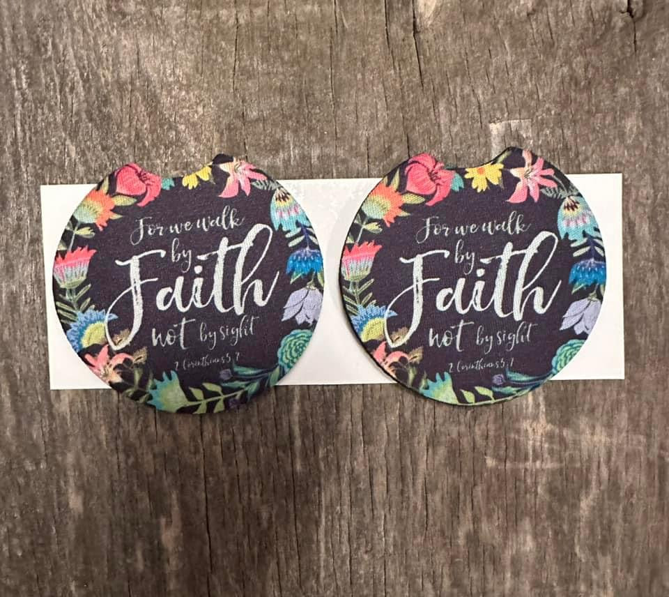 Walk By Faith Coasters