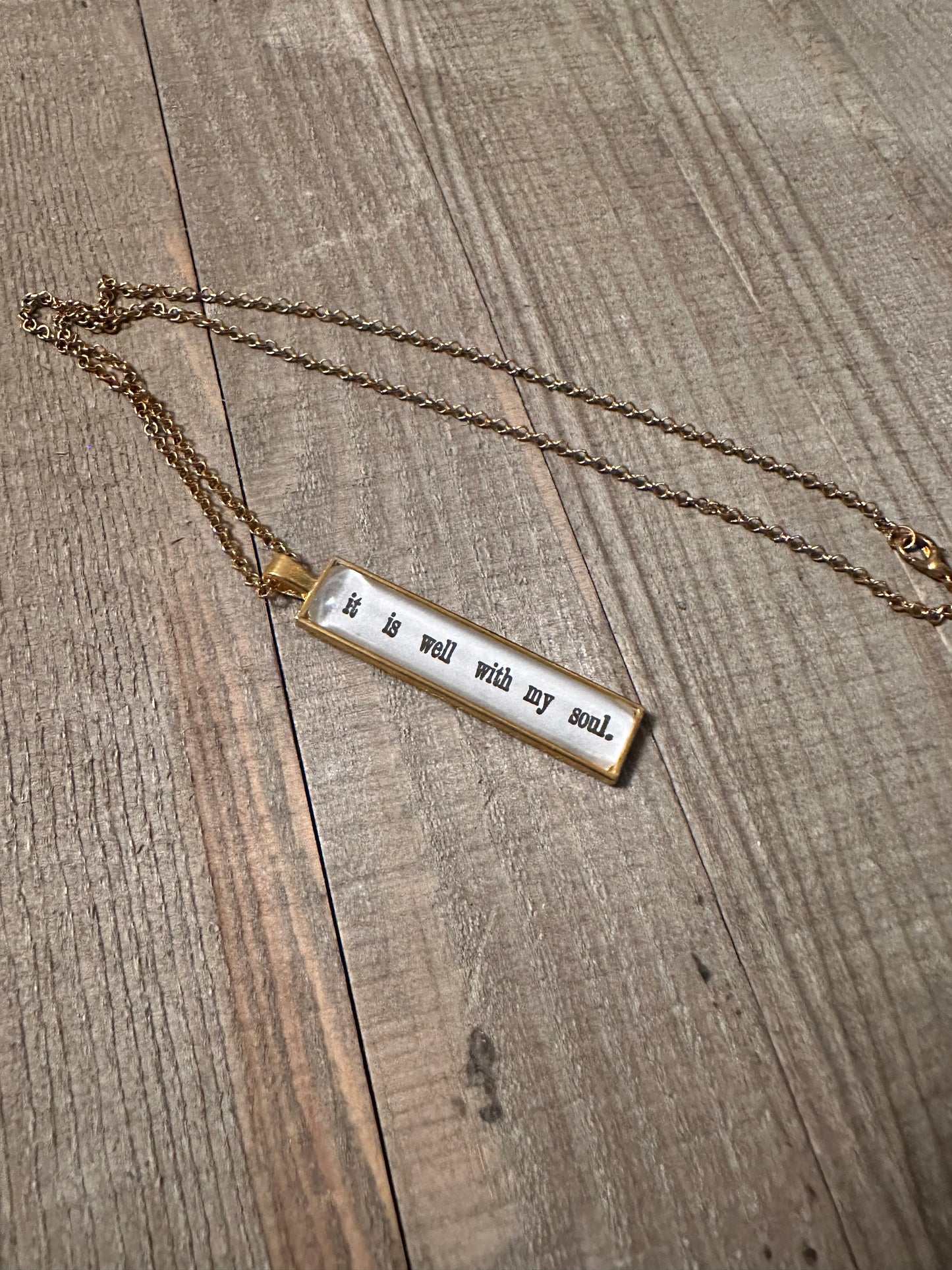 It Is Well With My Soul Necklace