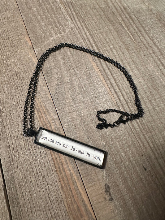 Let Others See Jesus In You Necklace