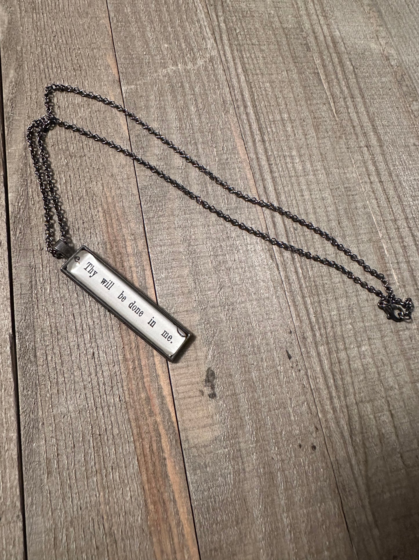 Thy Will Be Done In Me Necklace