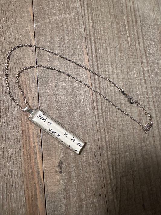 Stand Up For Jesus Necklace