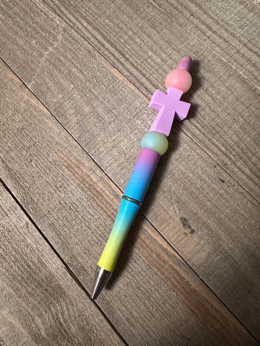 Purple Cross Rainbow Pen