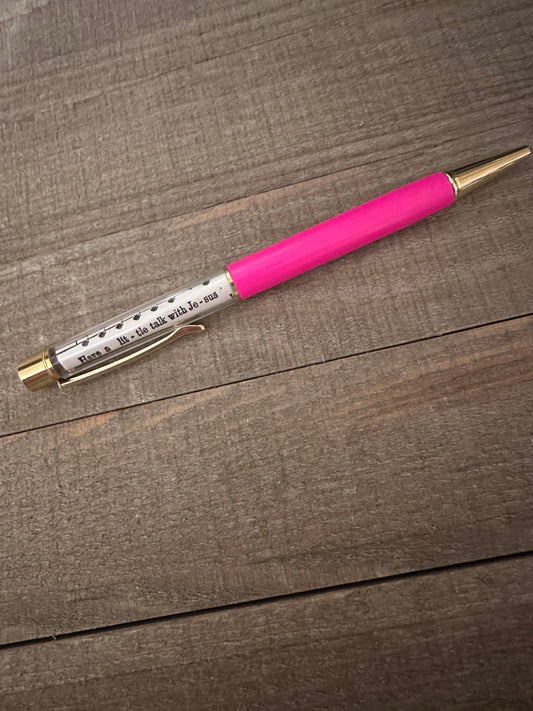 Pink Have A Little Talk With Jesus Pen