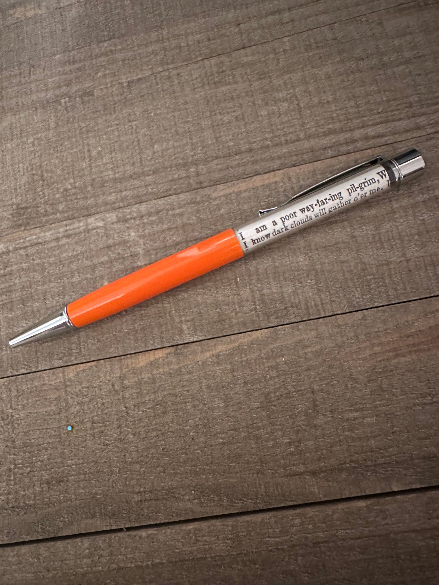 Orange Wayfaring Pilgrim Pen