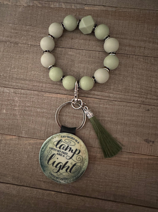 Thy Word Wristley Keychain