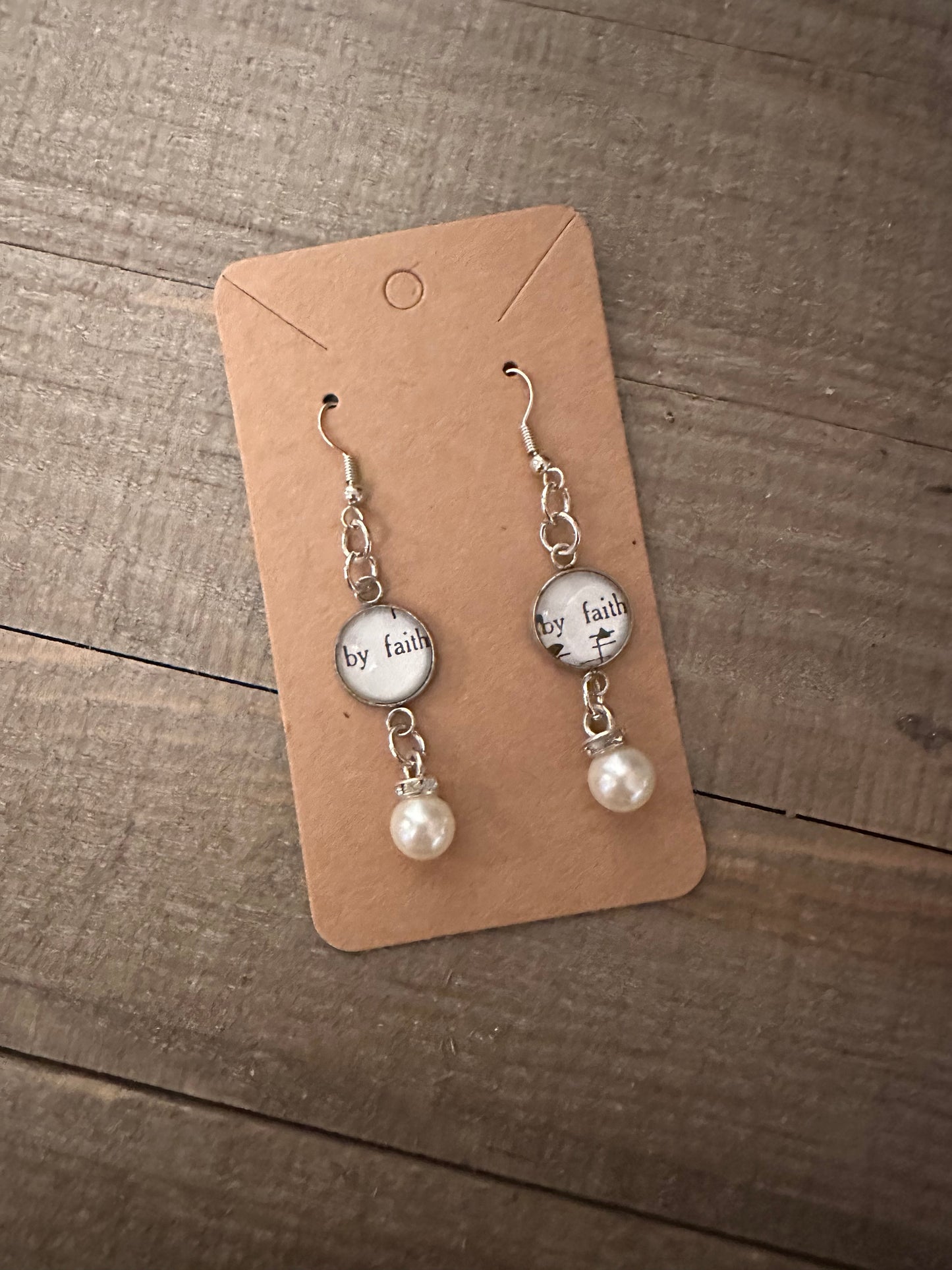 By Faith Pearl Earrings