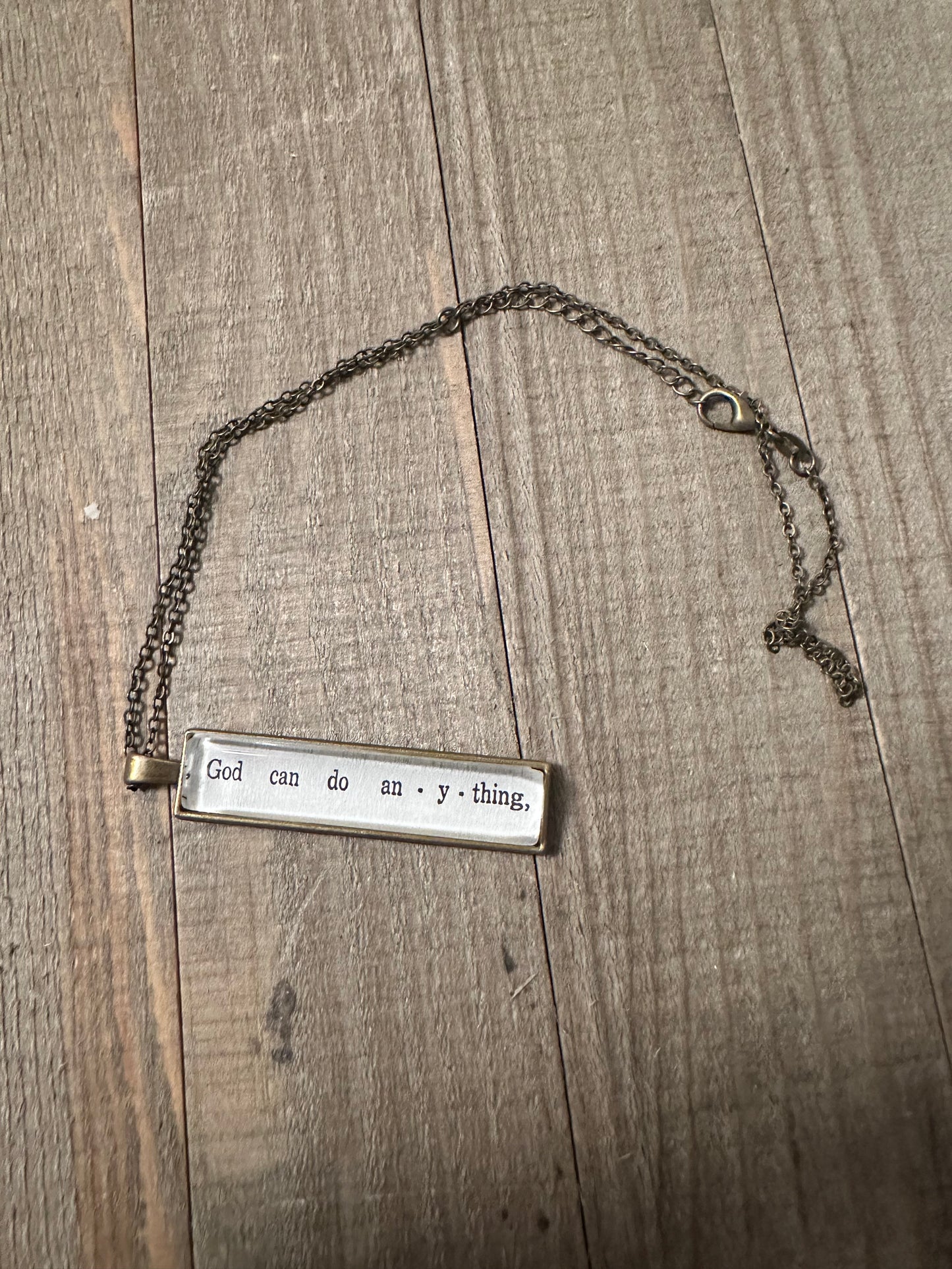 God Can Do Anything Necklace