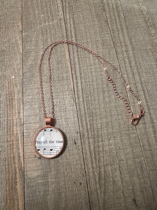 Pray All The Time Necklace